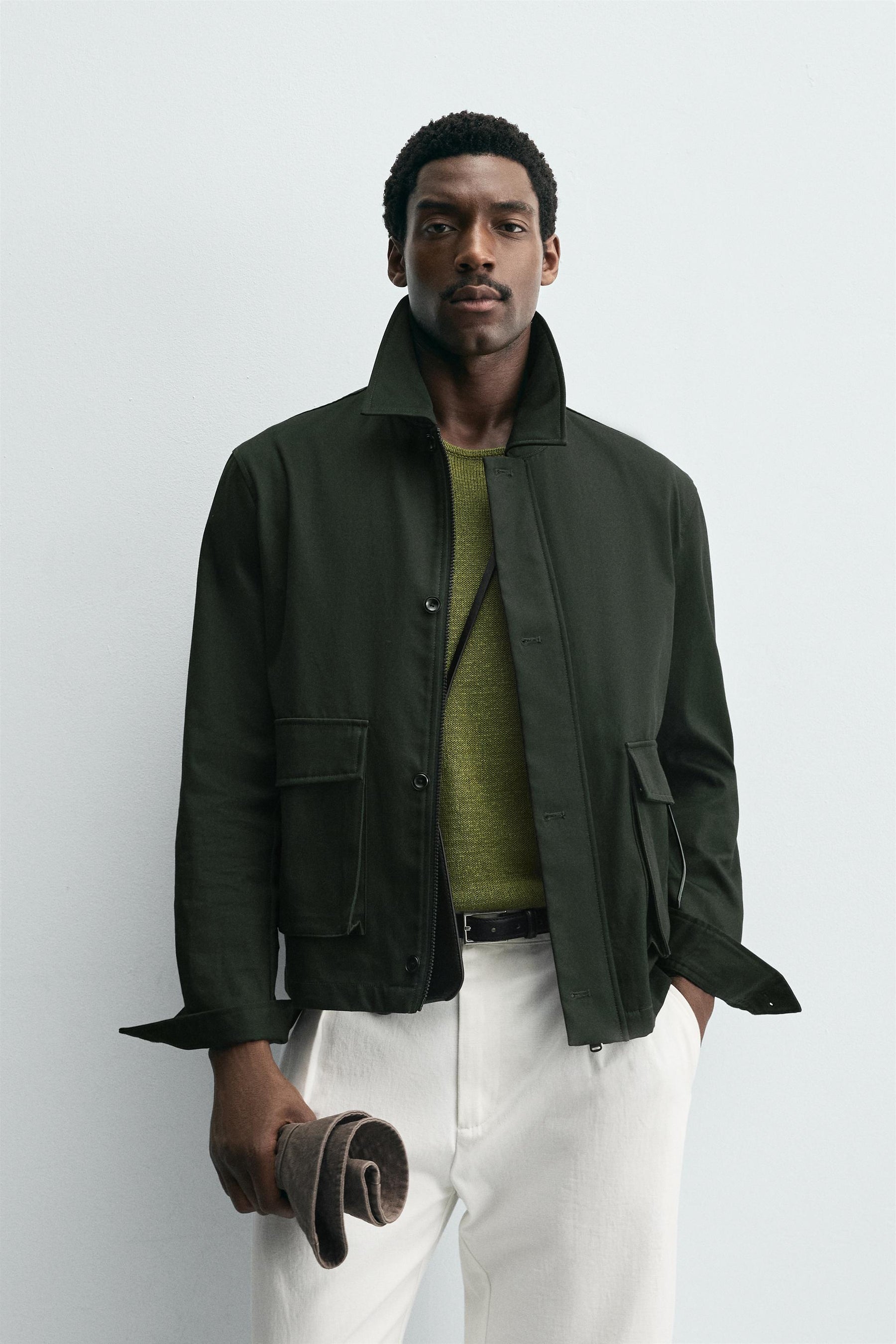 REGULAR FIT JACKET WITH POCKETS - Image 2