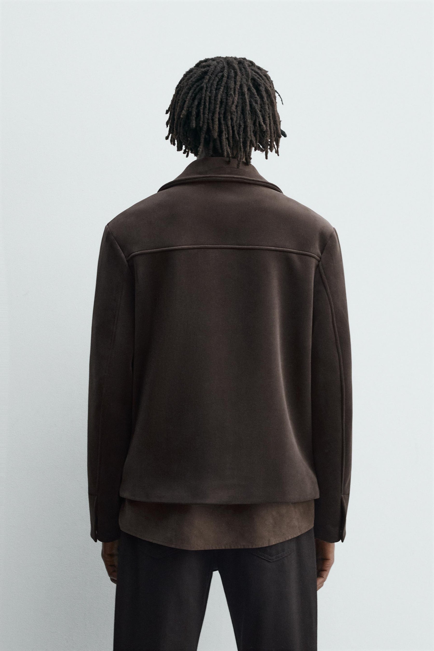 REGULAR FIT VELVET JACKET - Image 3