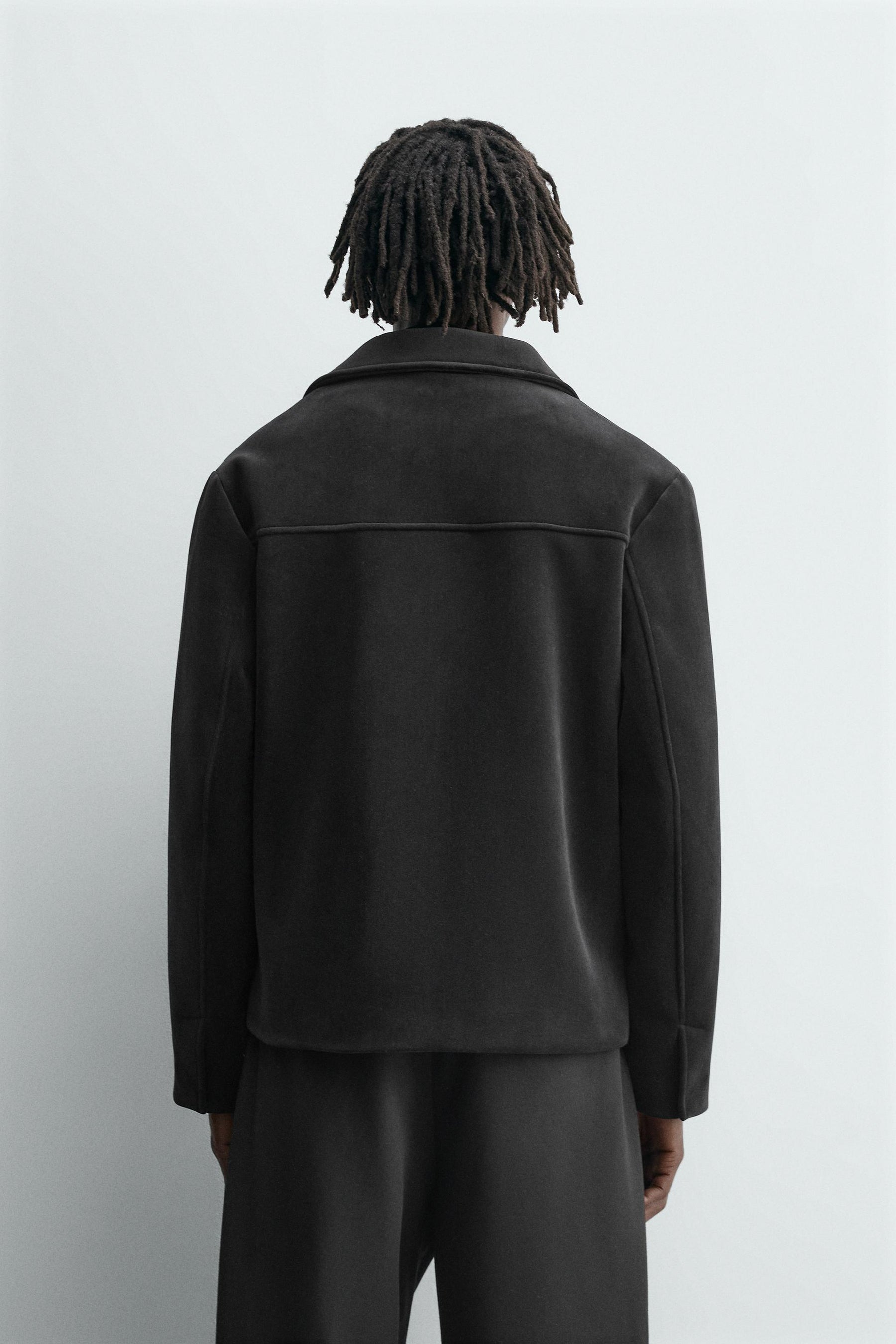 REGULAR FIT VELVET JACKET - Image 3