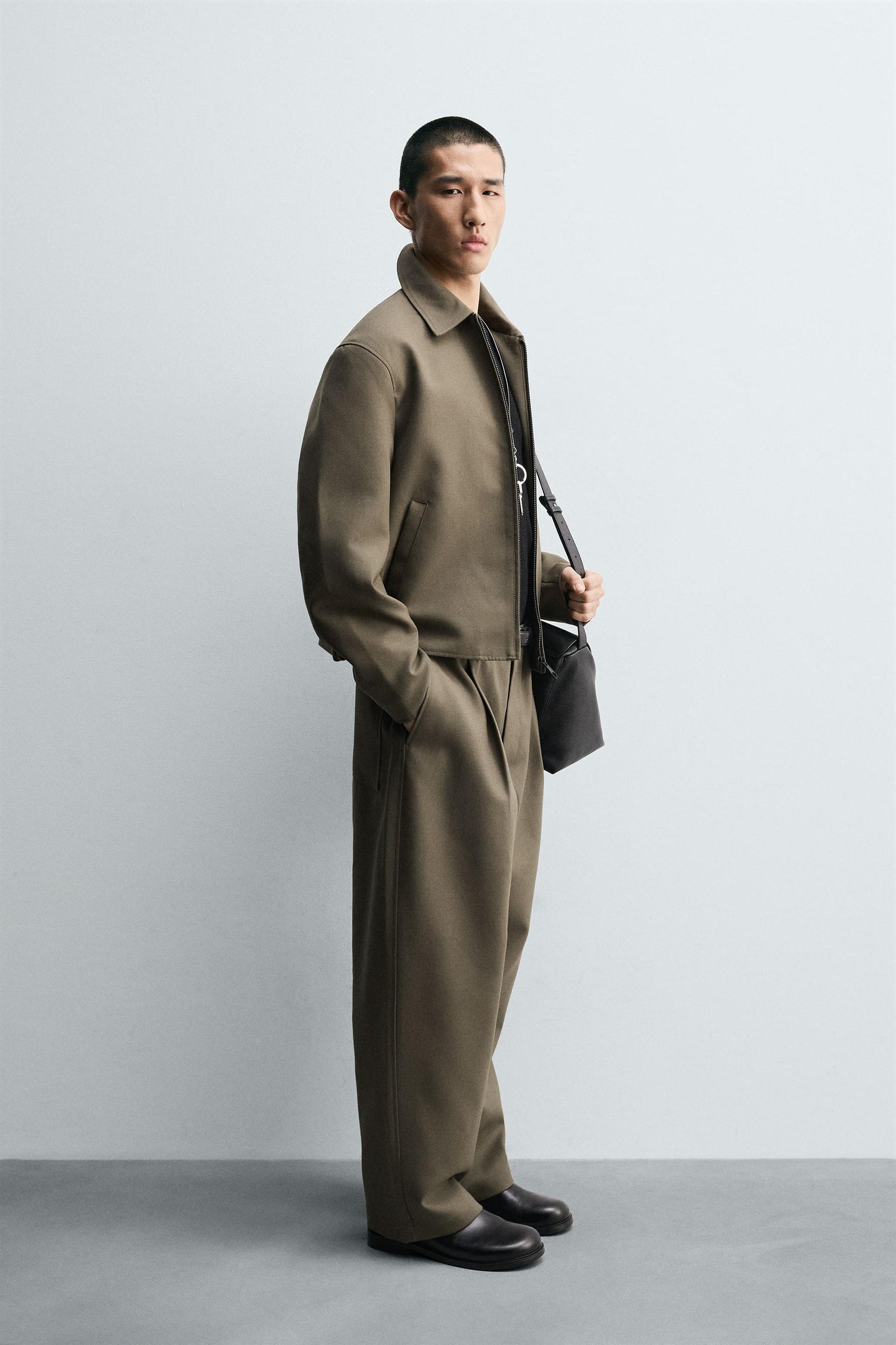 BALLOON FIT PLEATED TROUSERS - Image 4