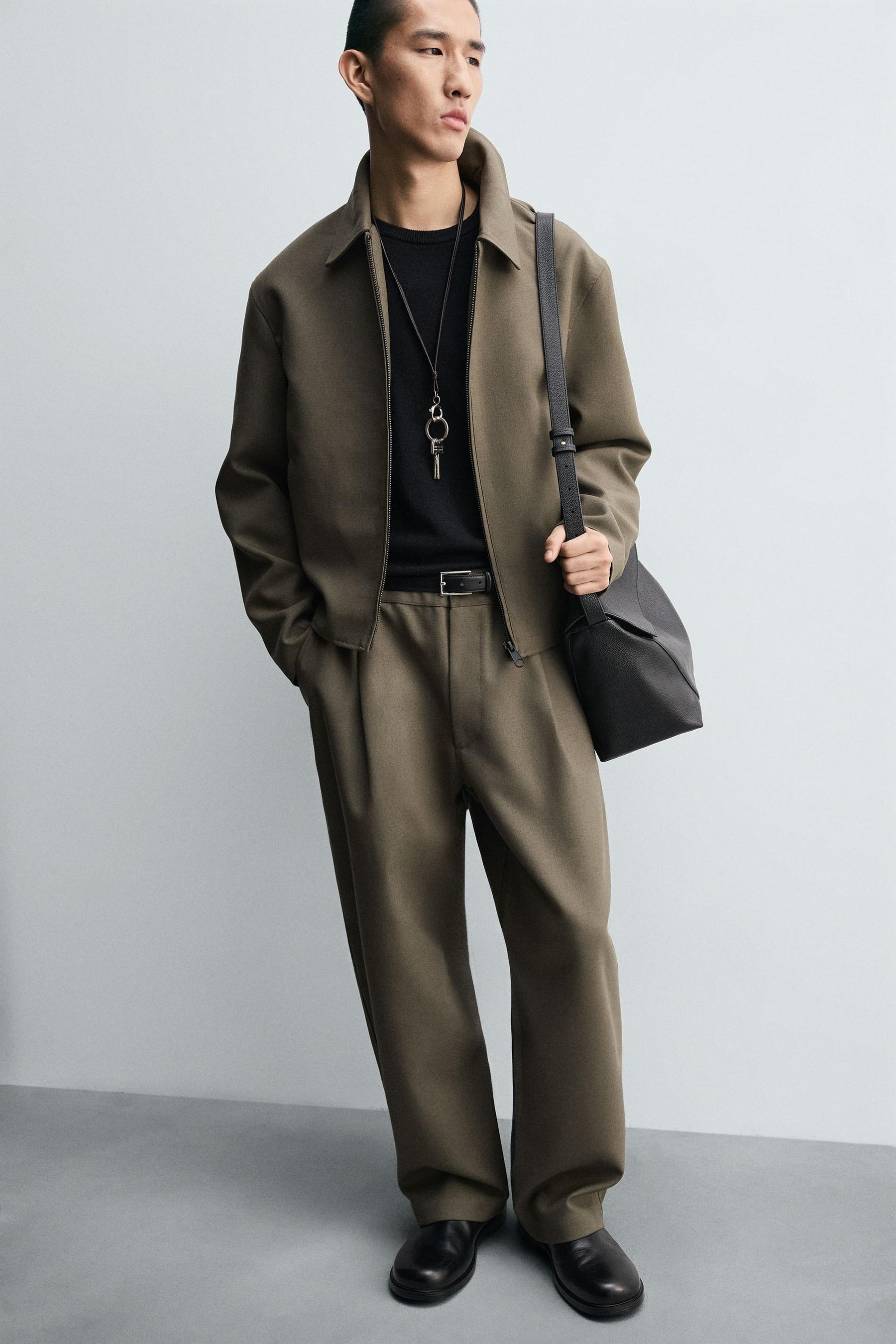 BALLOON FIT PLEATED TROUSERS - Image 5