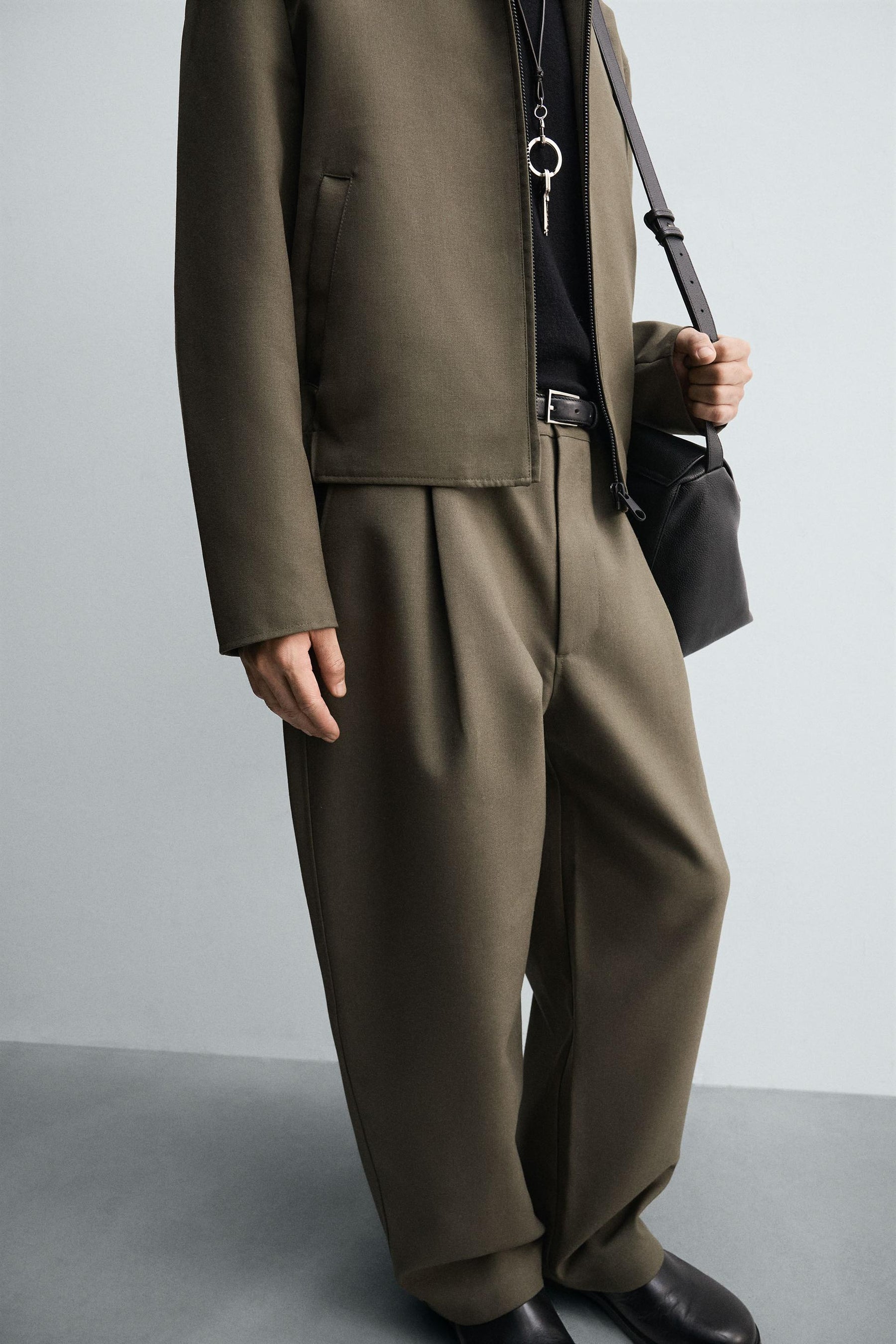 BALLOON FIT PLEATED TROUSERS - Image 6