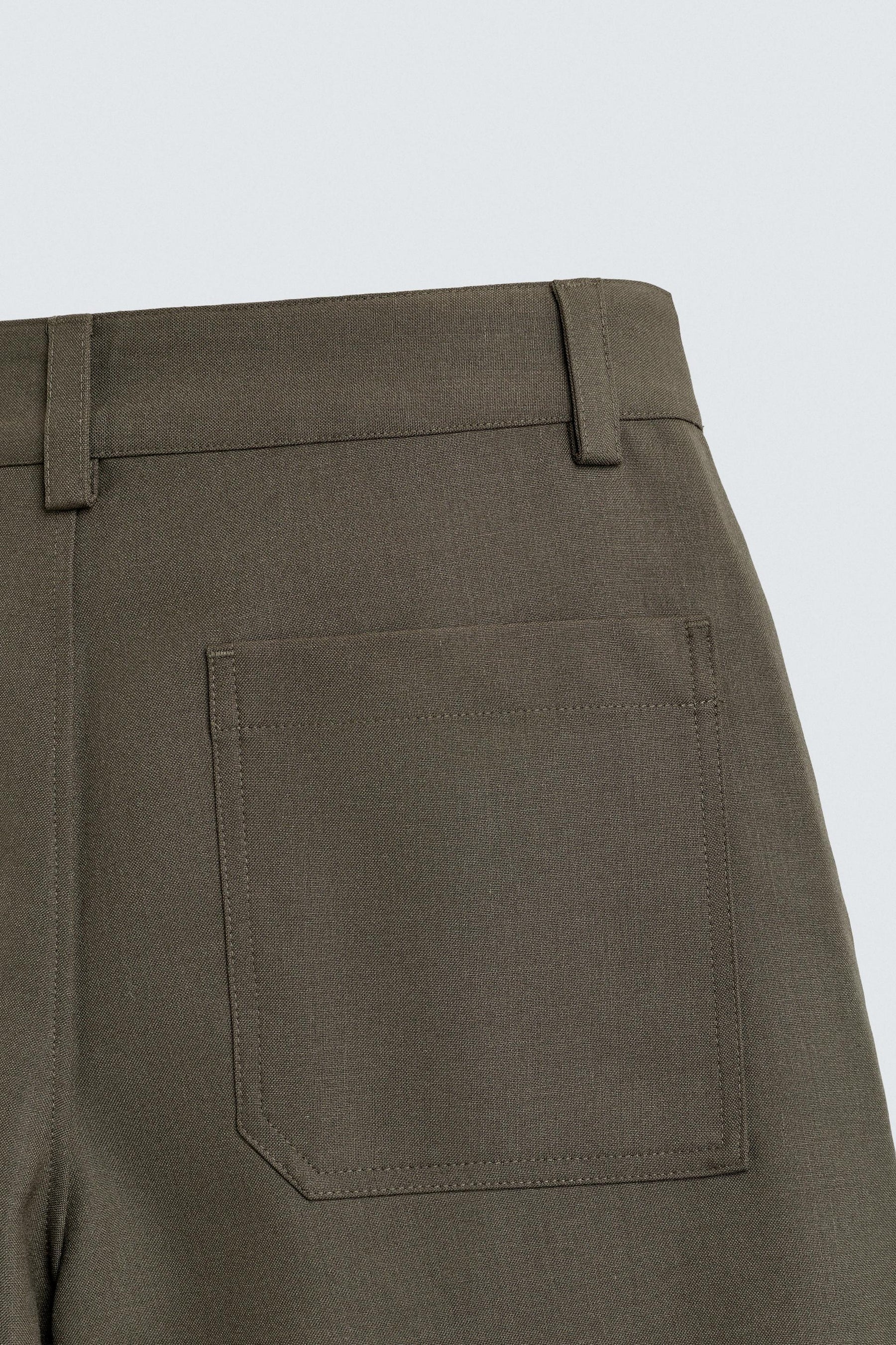 BALLOON FIT PLEATED TROUSERS - Image 10