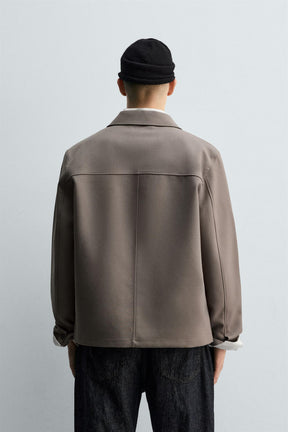 RELAXED FIT OVERSHIRT WITH POCKETS - Image 3