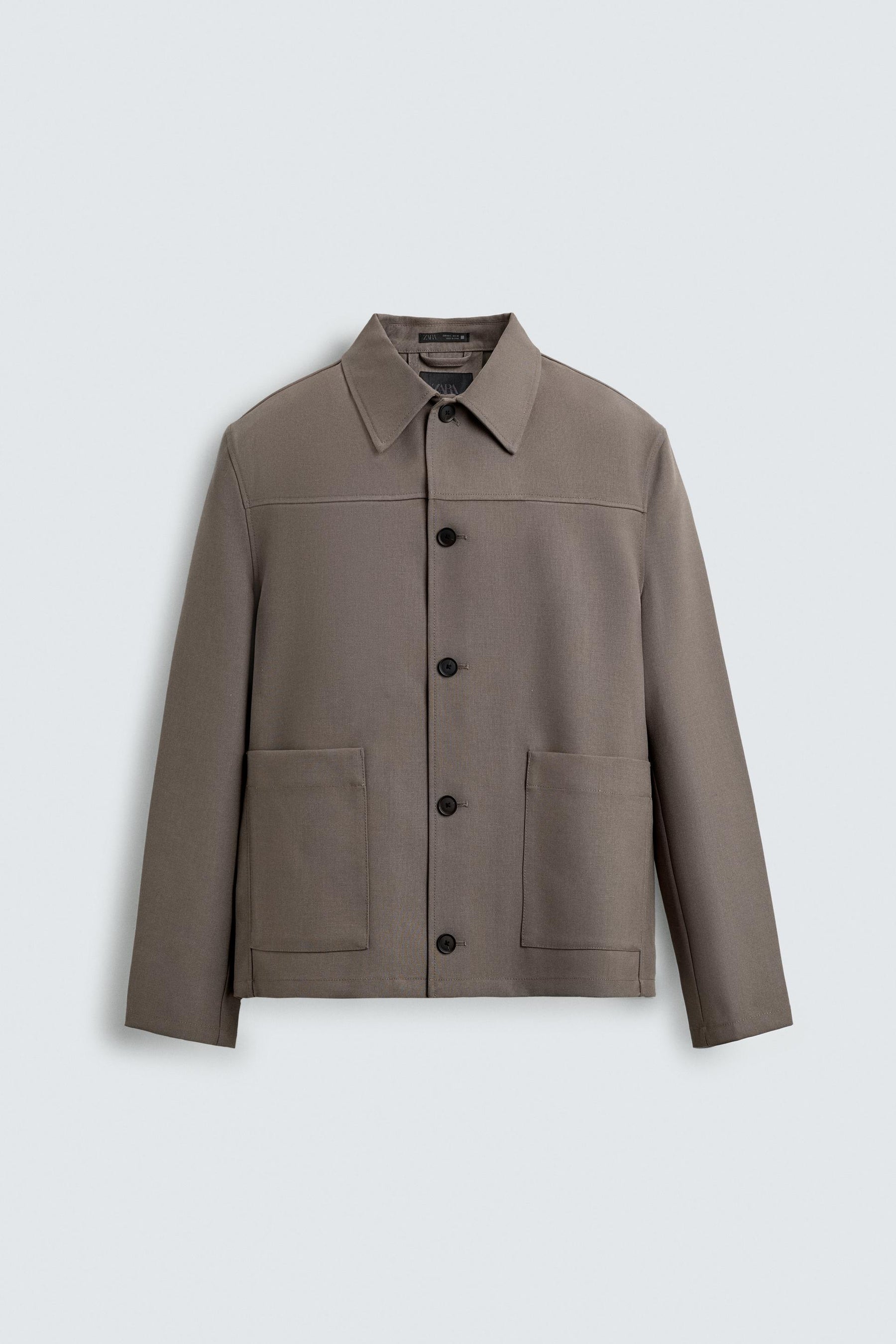 RELAXED FIT OVERSHIRT WITH POCKETS - Image 8