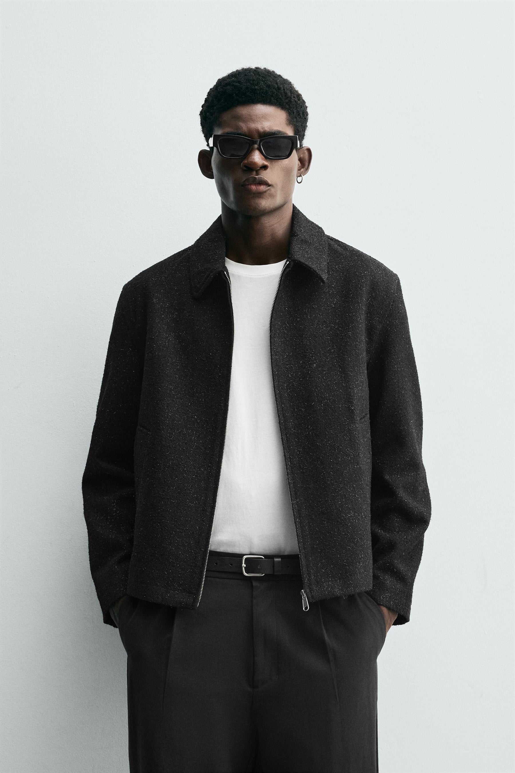 Shiny Textured Jacket