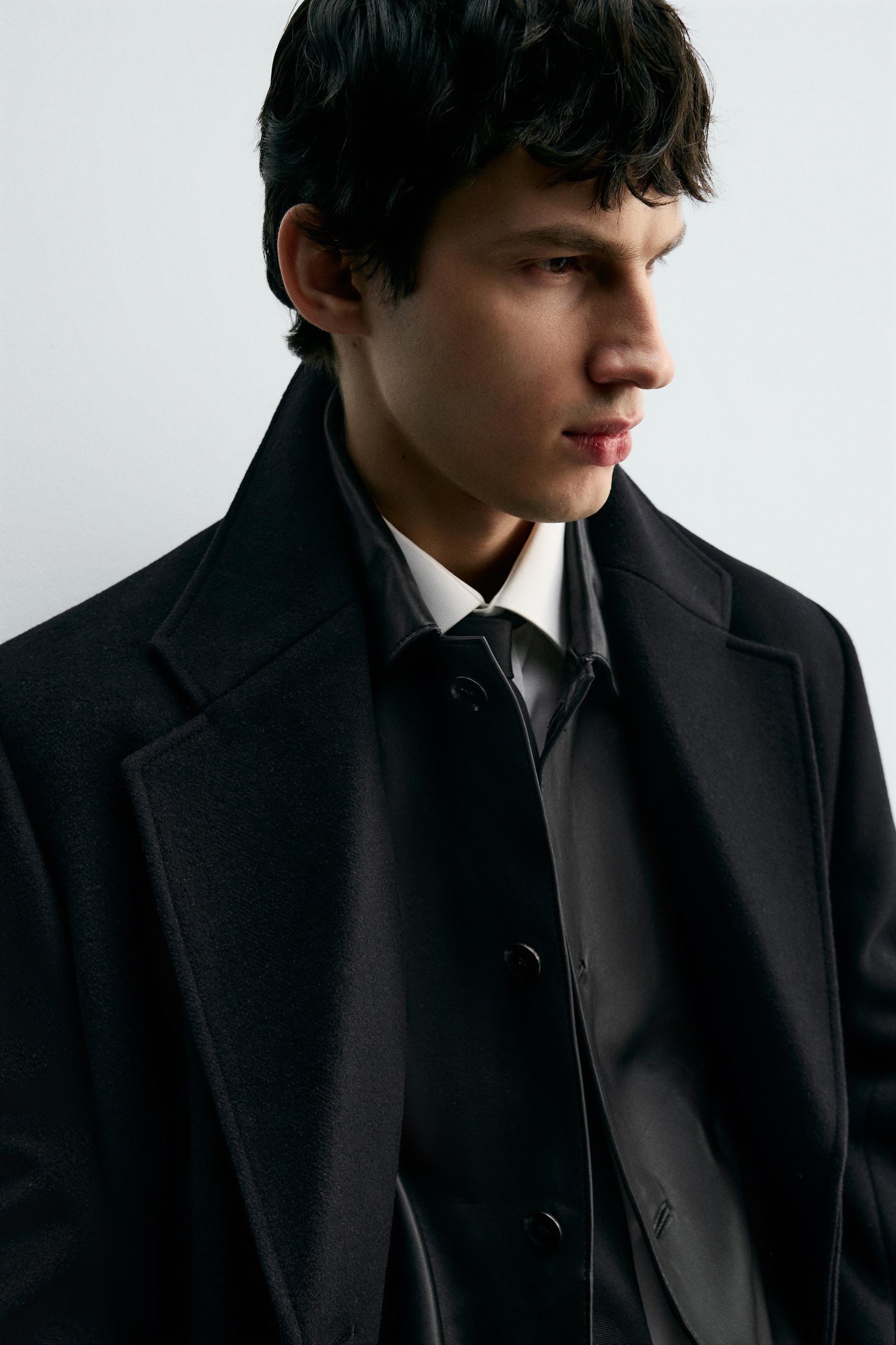 WOOL BLEND DOUBLE-BREASTED COAT - Image 6