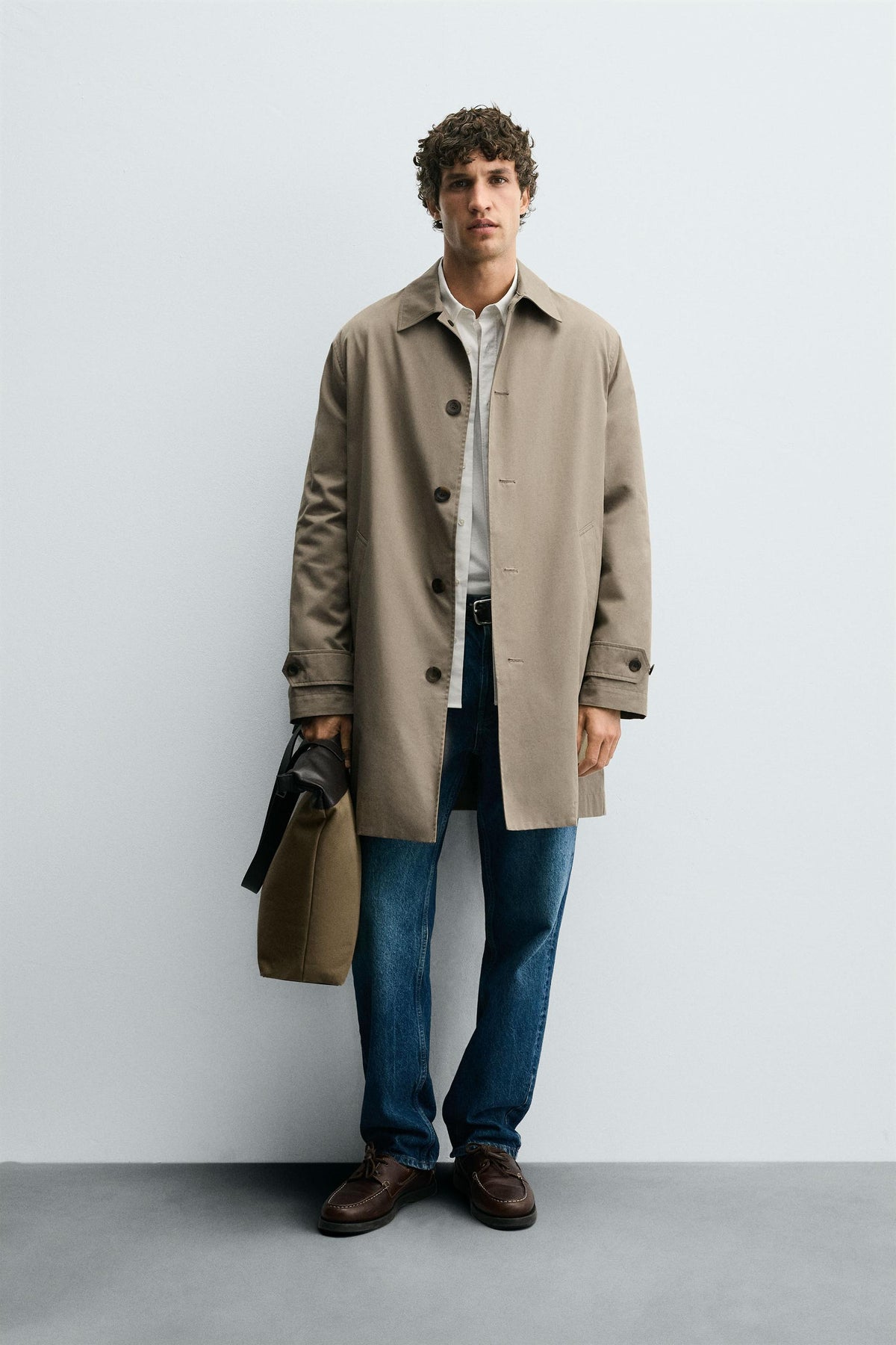 TRENCH COAT WITH DETACHABLE LINING - Image 1