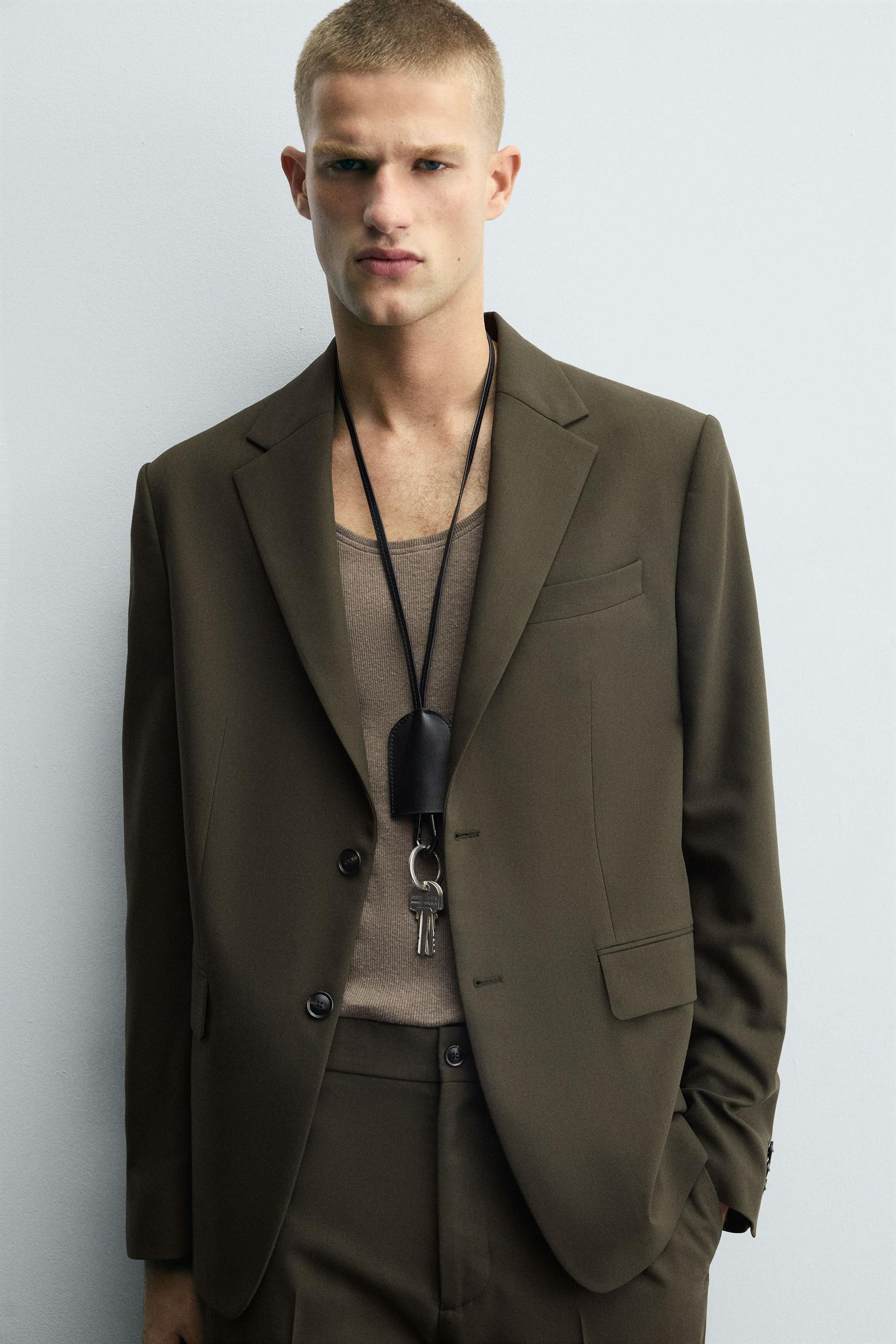 SLIM FIT SUIT BLAZER - Image 5