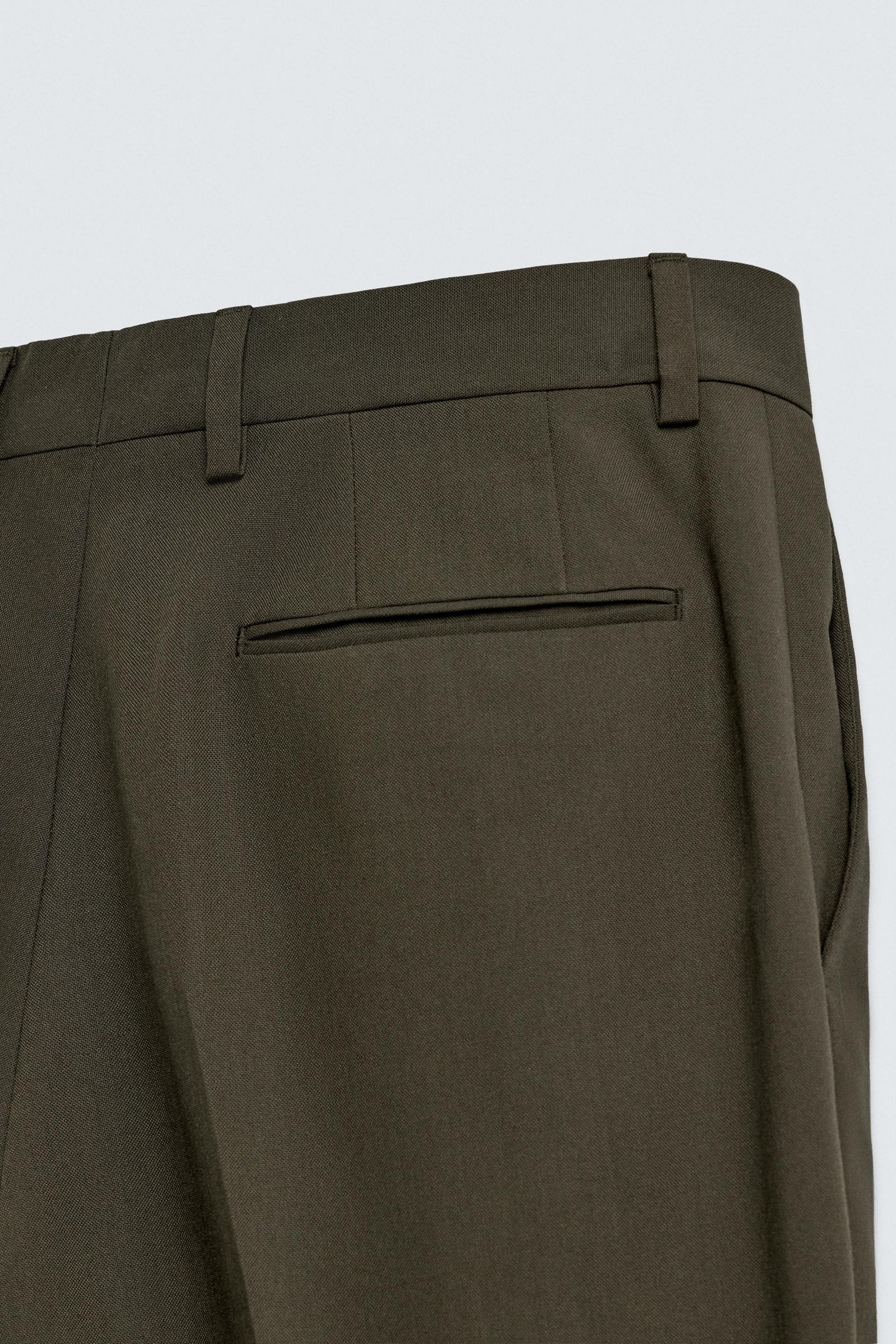 SLIM FIT SUIT TROUSERS - Image 8