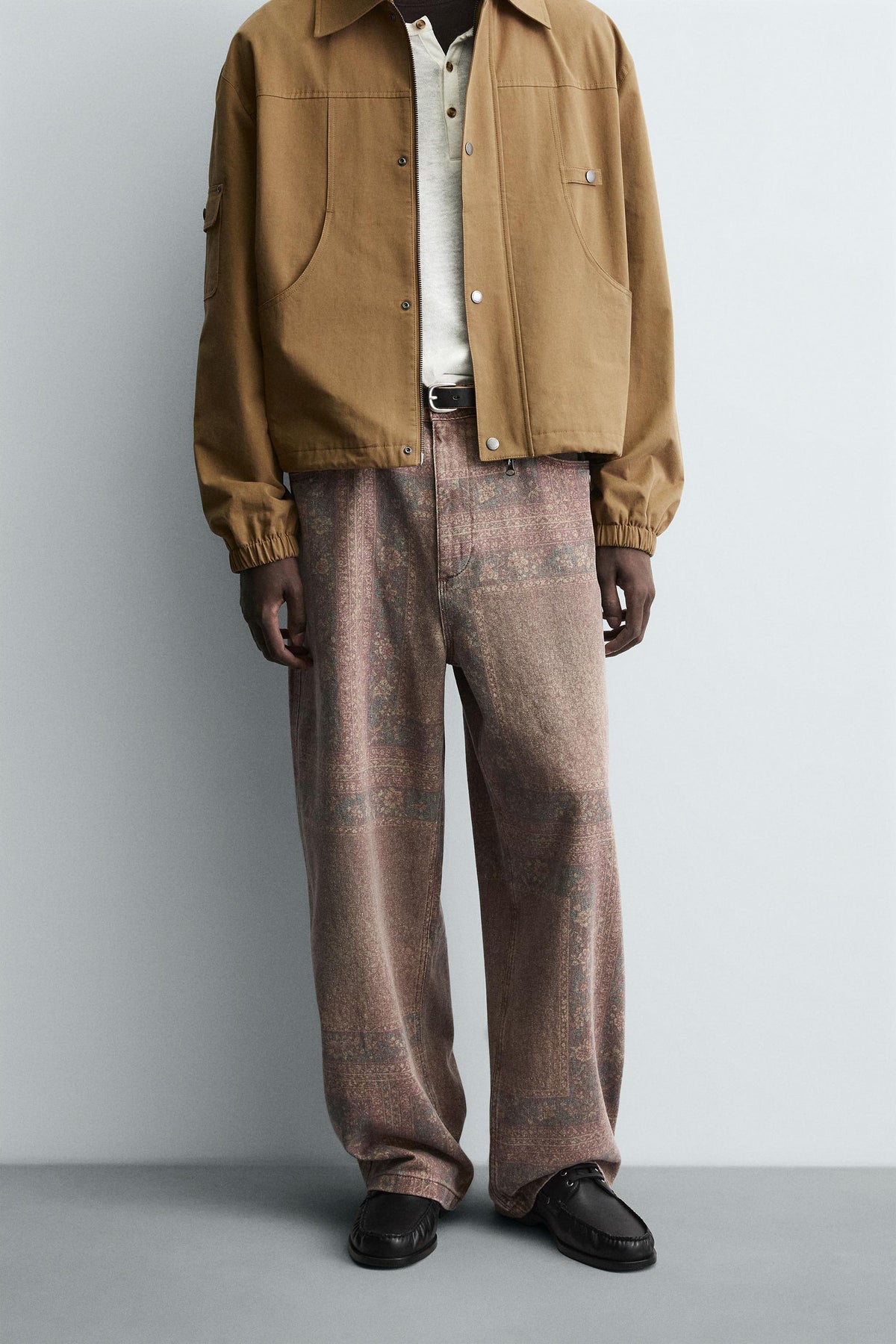 BANDANA PRINT BAGGY FIT TROUSERS - Image 2