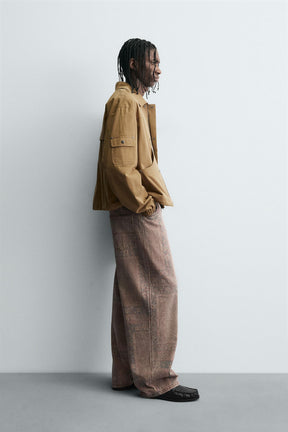 BANDANA PRINT BAGGY FIT TROUSERS - Image 4