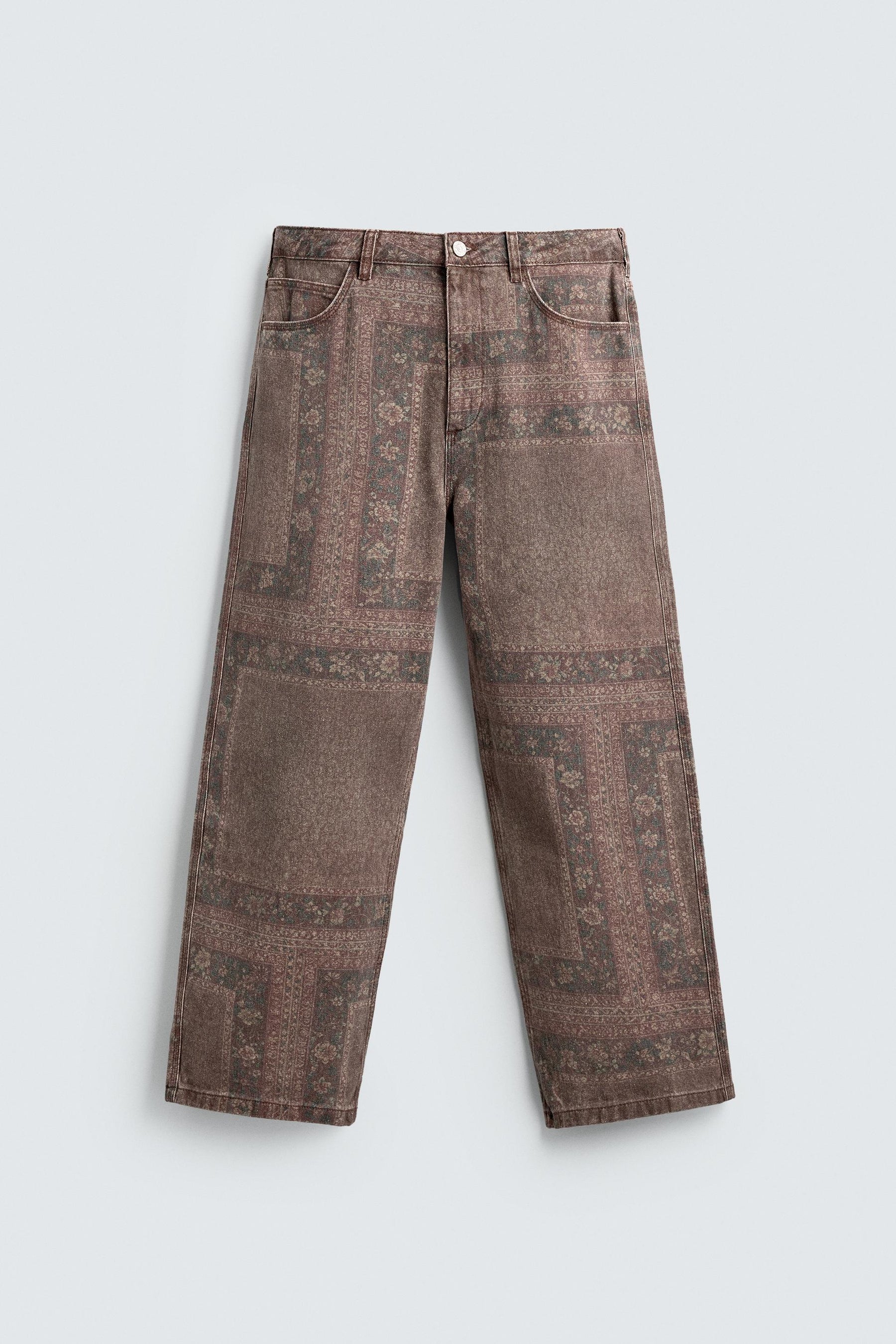BANDANA PRINT BAGGY FIT TROUSERS - Image 6