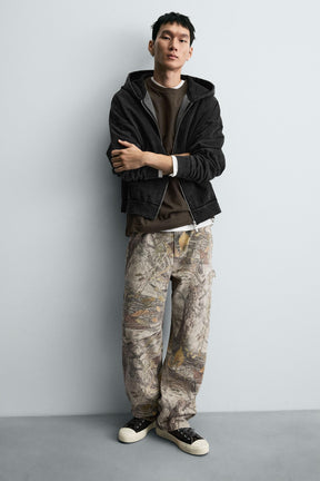 ABSTRACT PRINT CARPENTER TROUSERS - Image 5