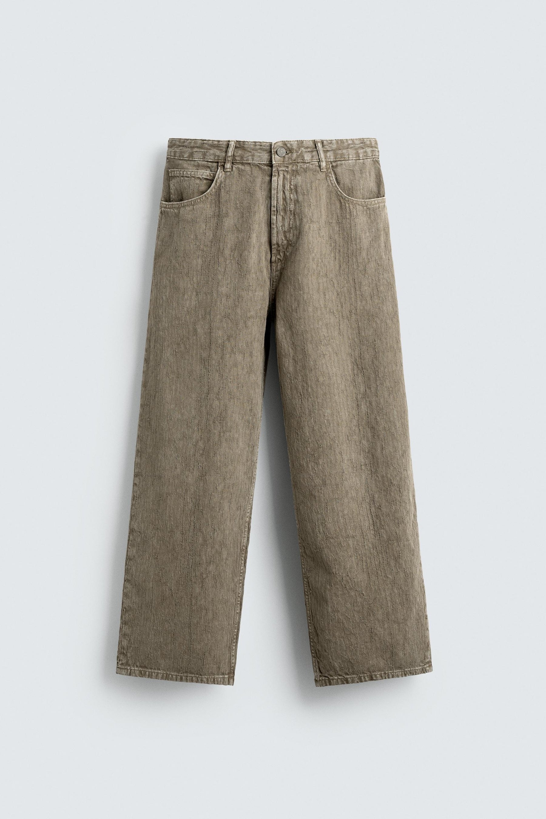 FADED PRINT BAGGY FIT TROUSERS - Image 6