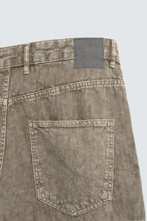 FADED PRINT BAGGY FIT TROUSERS - Image 9