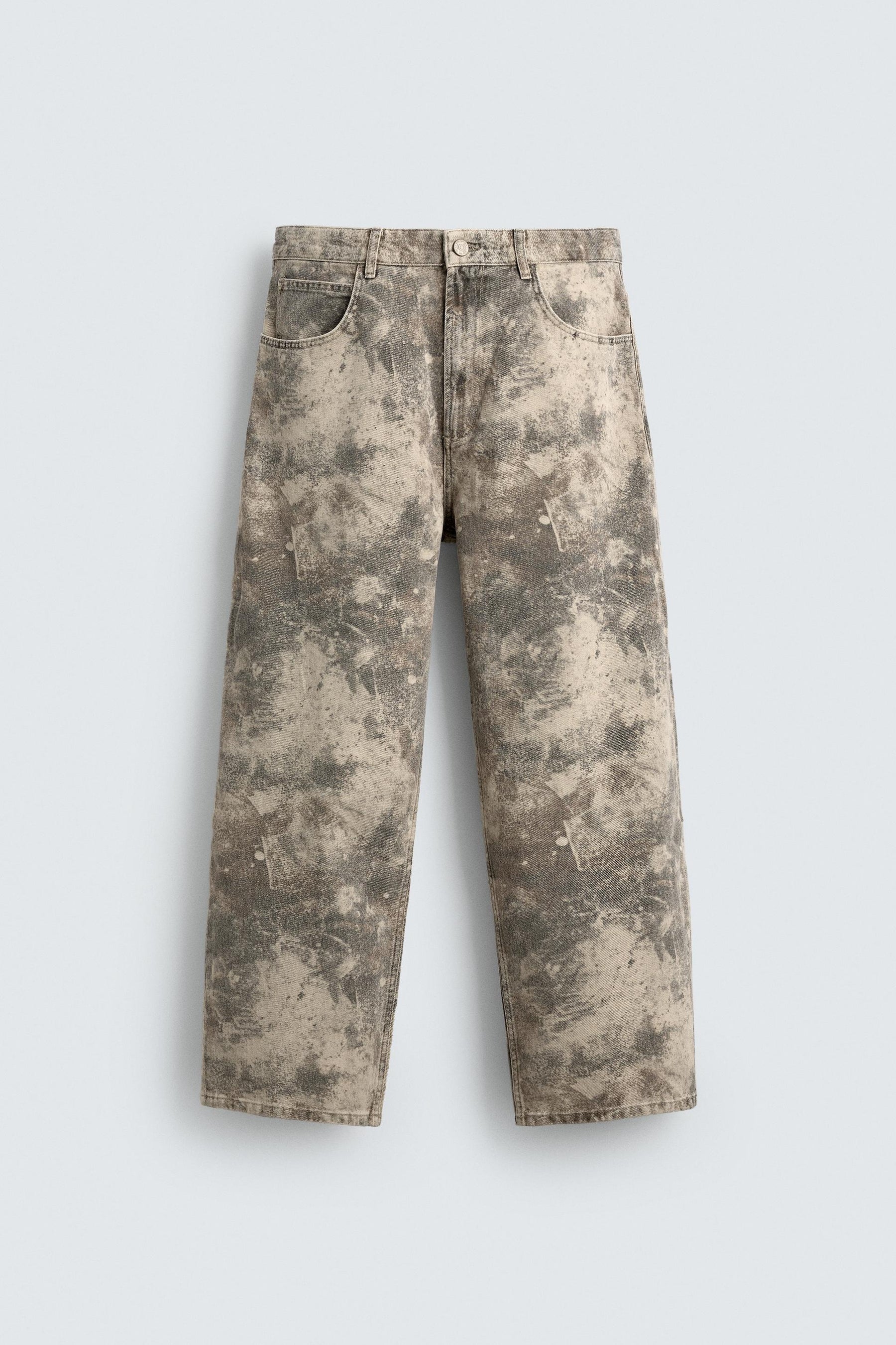ABSTRACT PRINT BAGGY FIT TROUSERS - Image 7