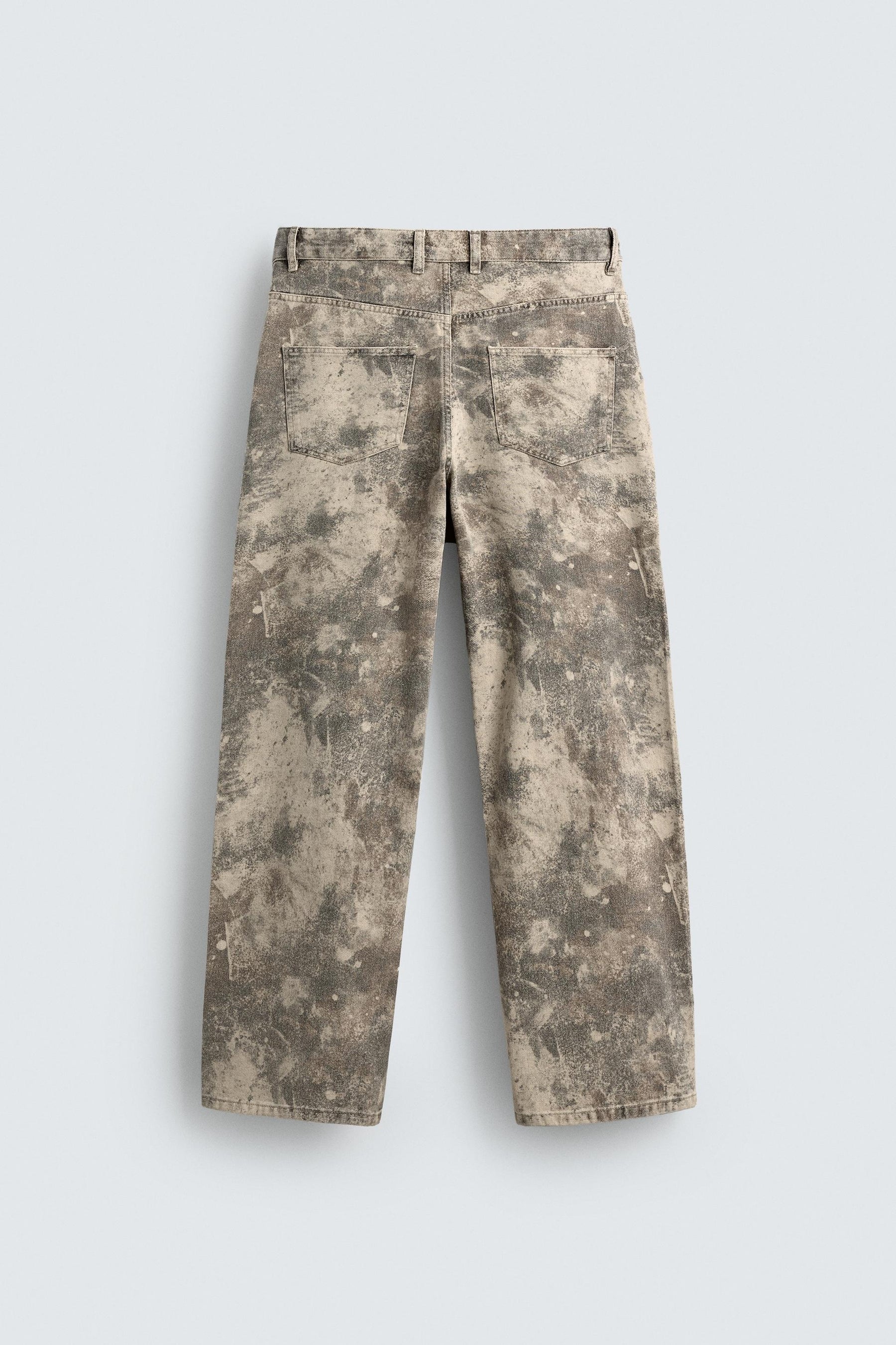 ABSTRACT PRINT BAGGY FIT TROUSERS - Image 8