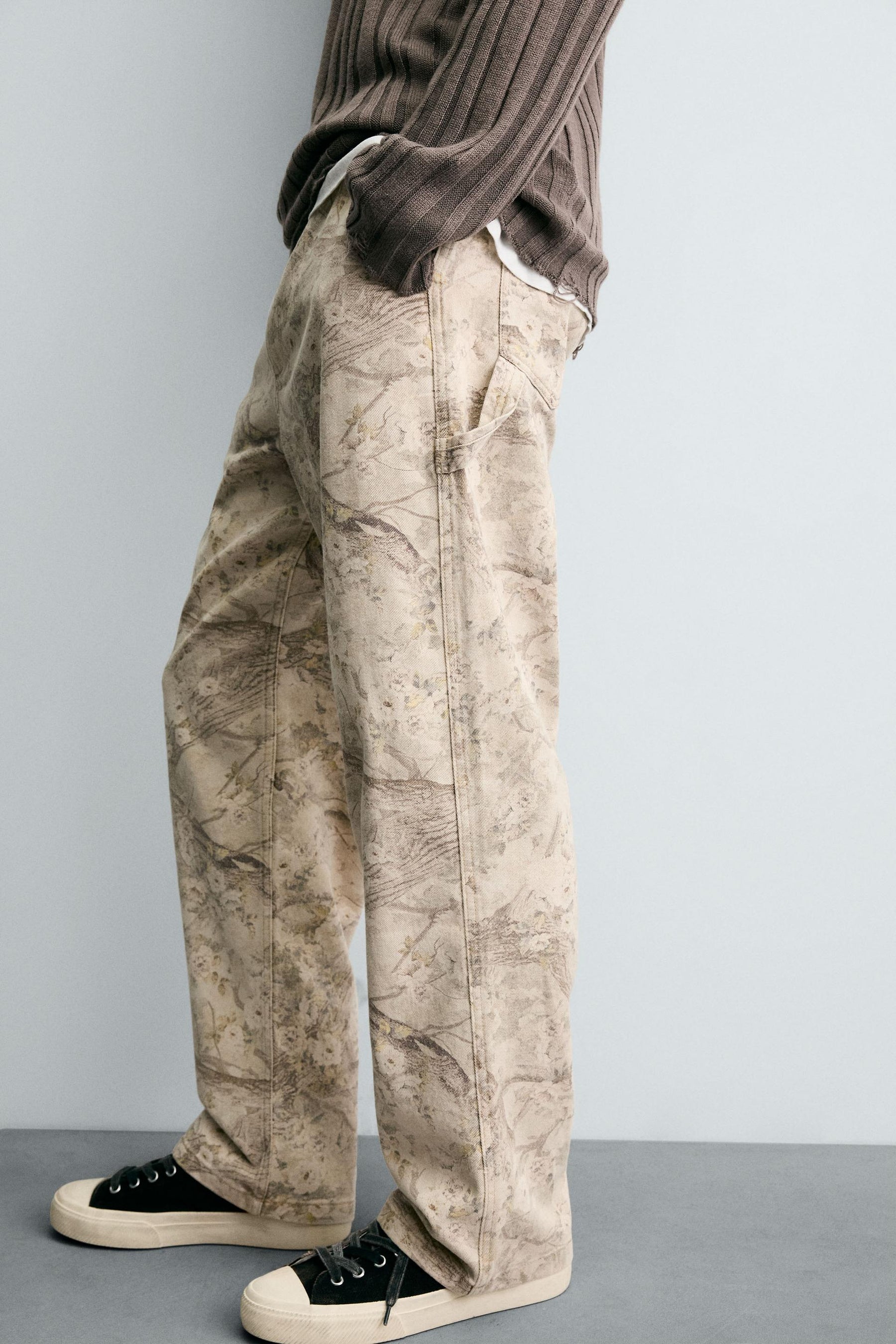 ABSTRACT PRINT CARPENTER TROUSERS - Image 5