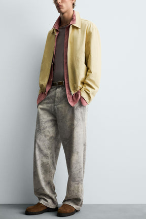 ABSTRACT PRINT RELAXED FIT TROUSERS - Image 5