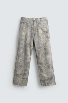 ABSTRACT PRINT RELAXED FIT TROUSERS - Image 6