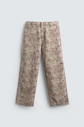 ABSTRACT PRINT RELAXED FIT TROUSERS - Image 7