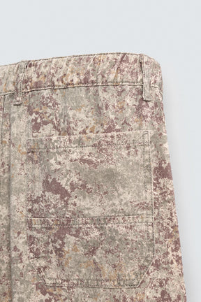 ABSTRACT PRINT RELAXED FIT TROUSERS - Image 9