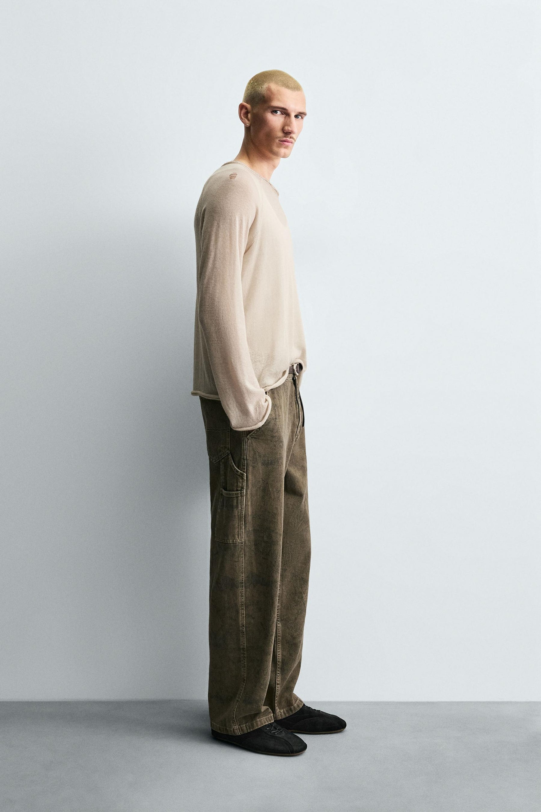 ABSTRACT PRINT CARPENTER TROUSERS - Image 4