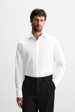 SLIM FIT TEXTURED SHIRT - Image 2