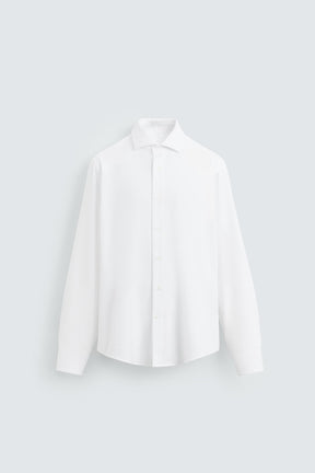 SLIM FIT TEXTURED SHIRT - Image 6
