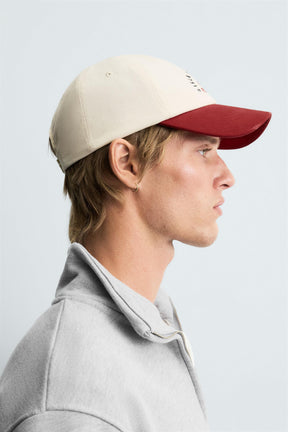 CONTRAST EMBROIDERY CAP - Image 2