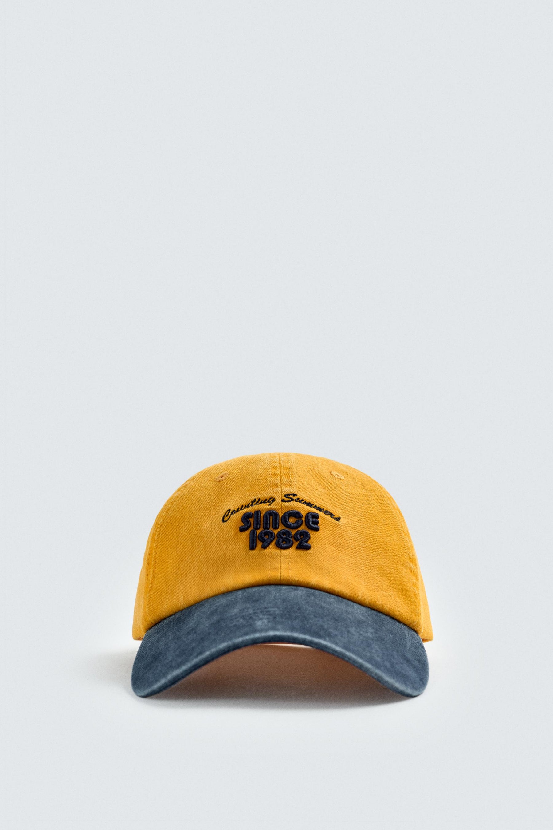 CONTRAST EMBROIDERY CAP - Image 2