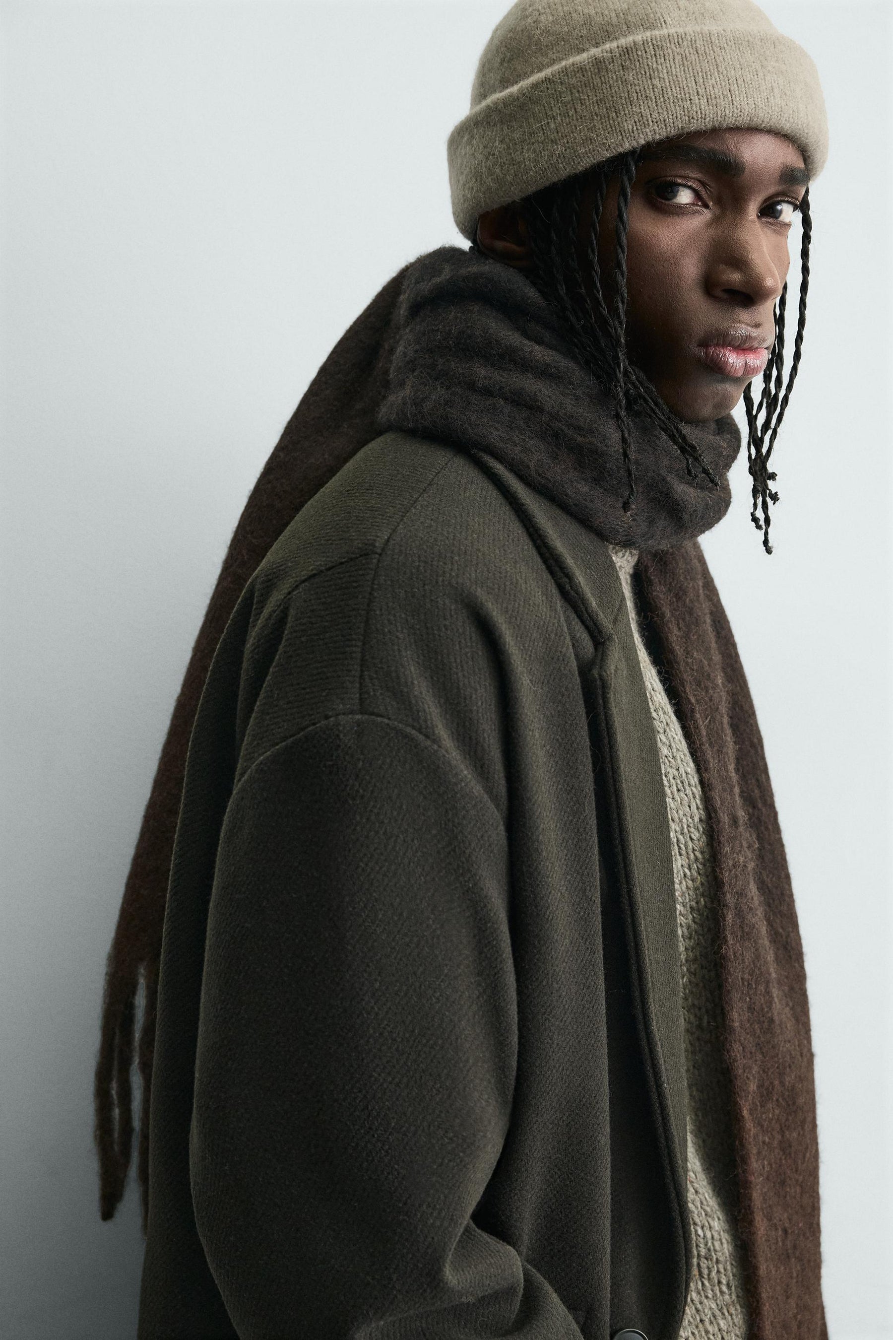 Fringed Brushed Scarf