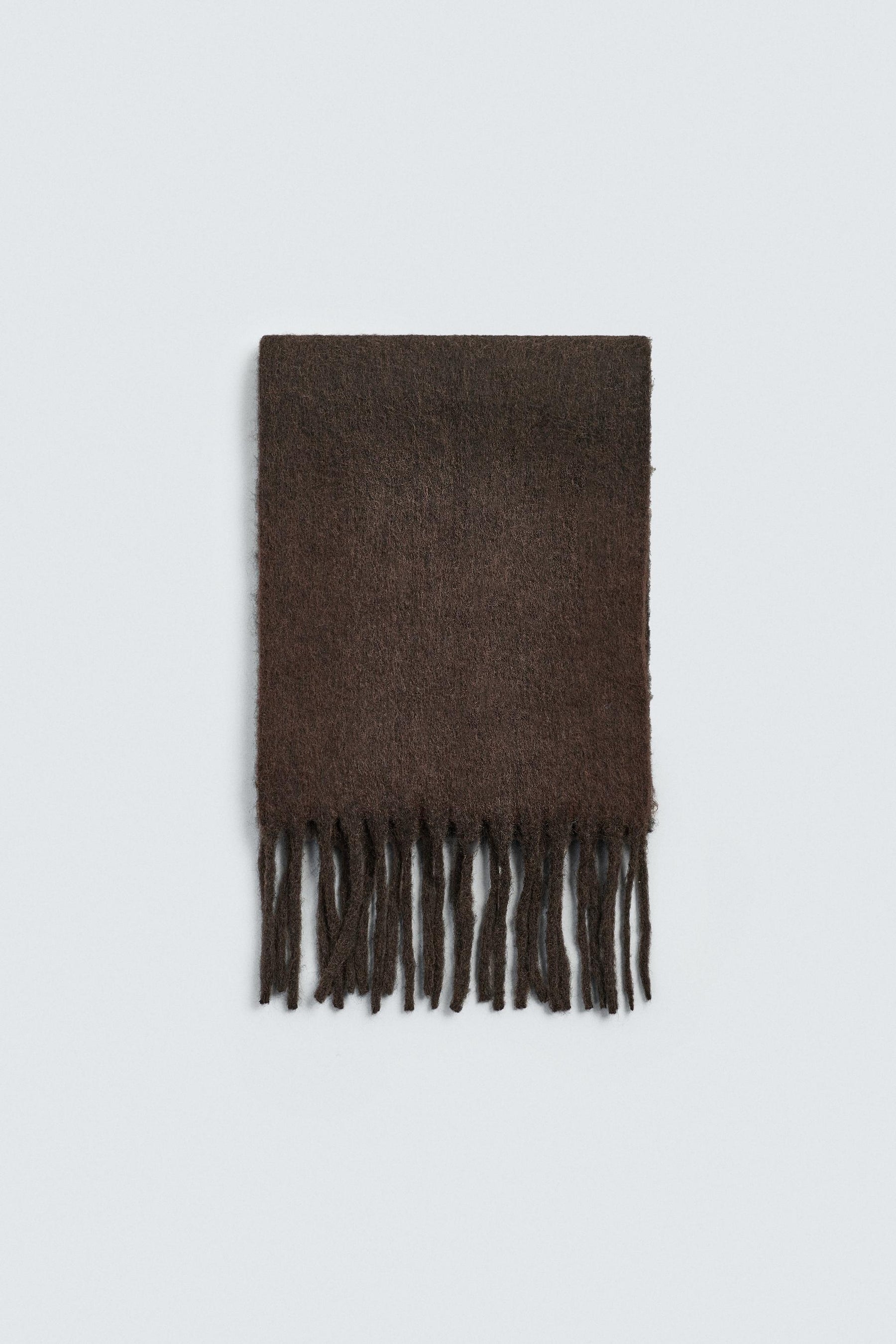 BRUSHED FRINGED SCARF - Image 3