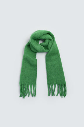 BRUSHED TEXTURED FRINGED SCARF - Image 2