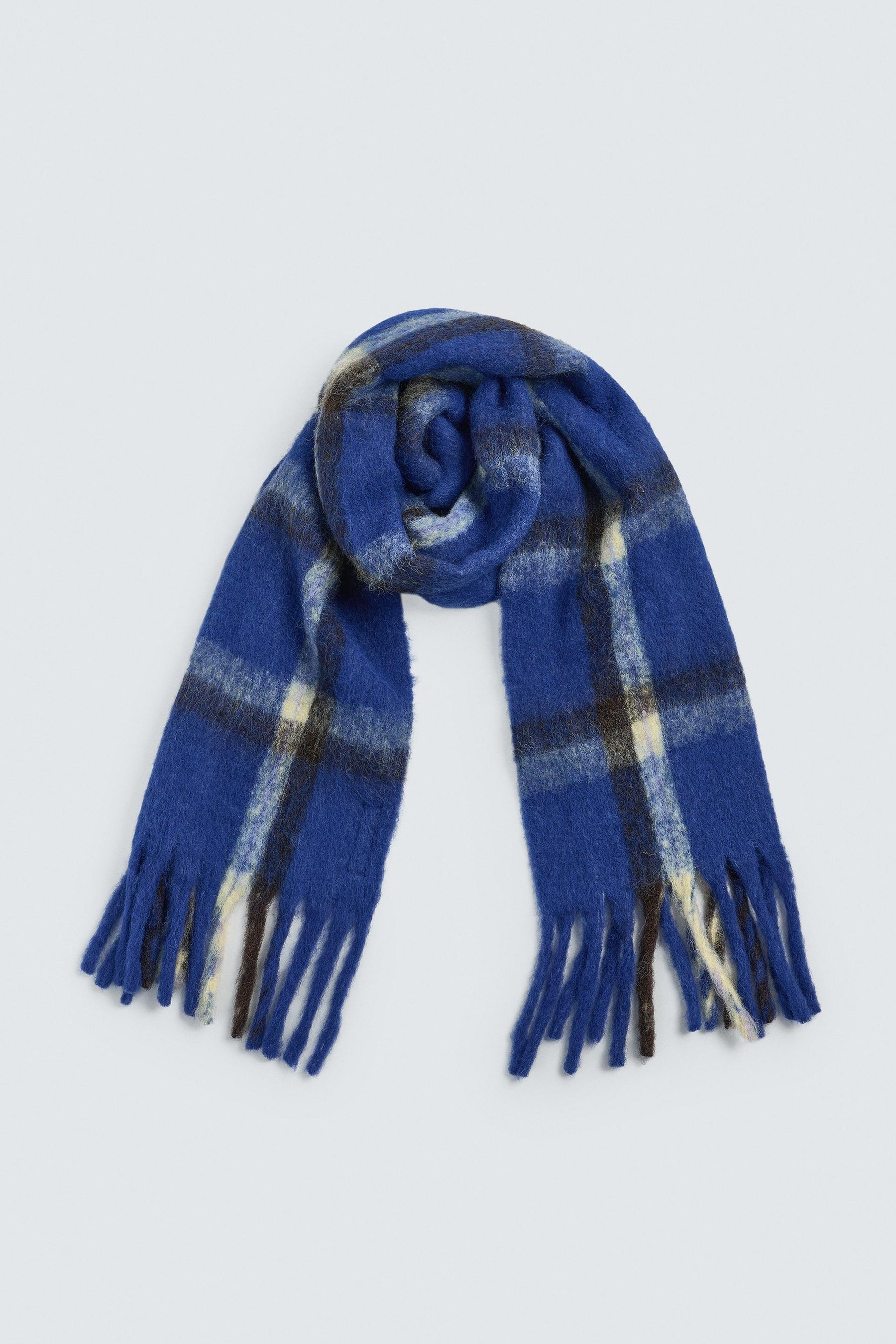 BRUSHED CHECK SCARF - Image 4