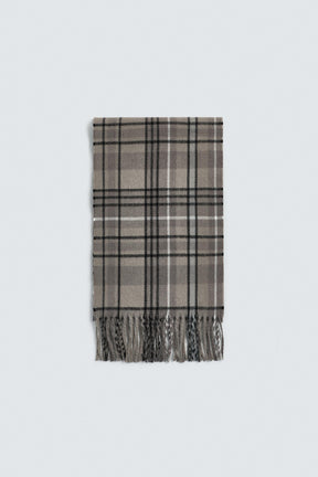 Plaid Scarf Combination