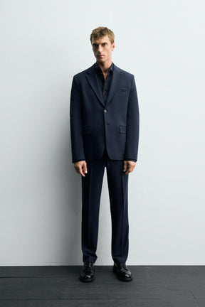 SLIM FIT SUIT TROUSERS - Image 1