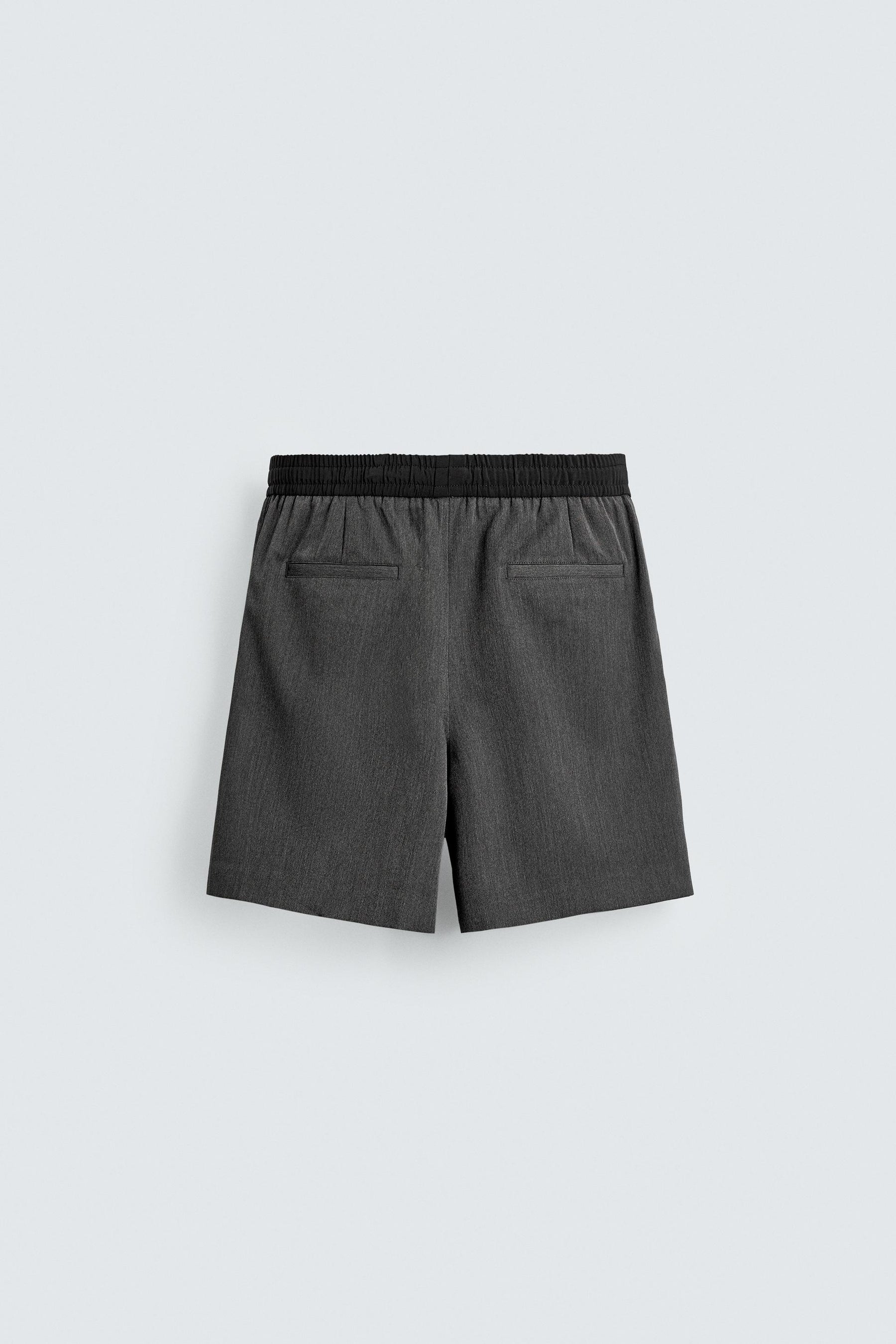 CONTRAST WAIST BERMUDA SHORTS - Image 7