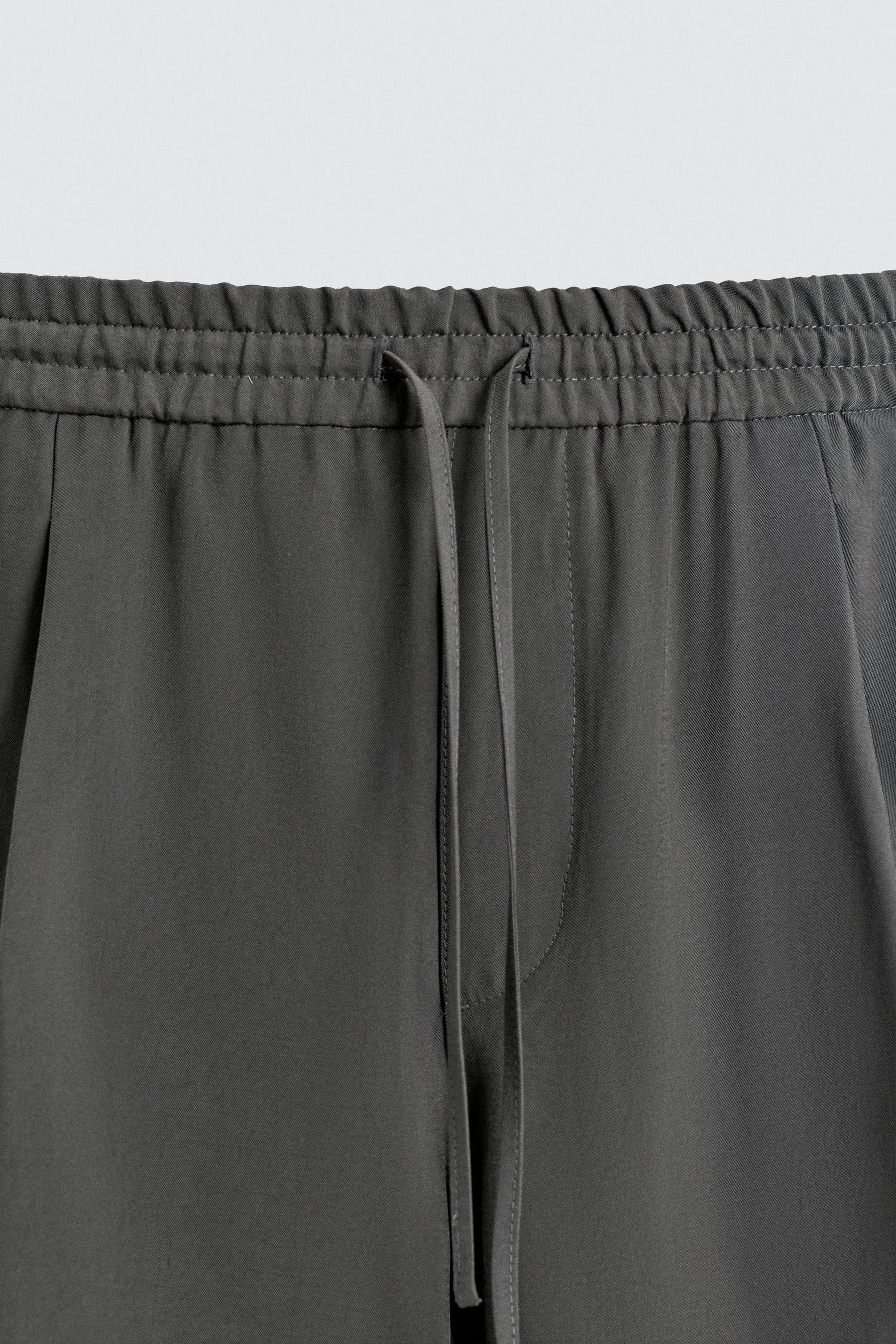 FLOWING TROUSERS WITH STITCHING - Image 9