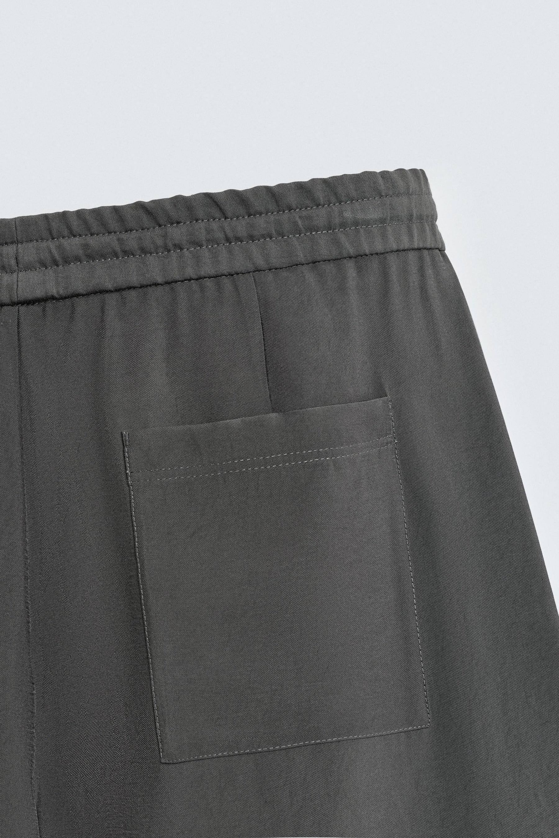 FLOWING TROUSERS WITH STITCHING - Image 10