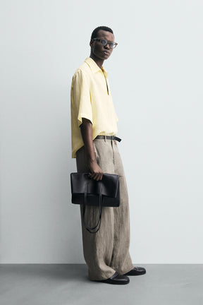 100% LINEN POLO SHIRT - Image 4