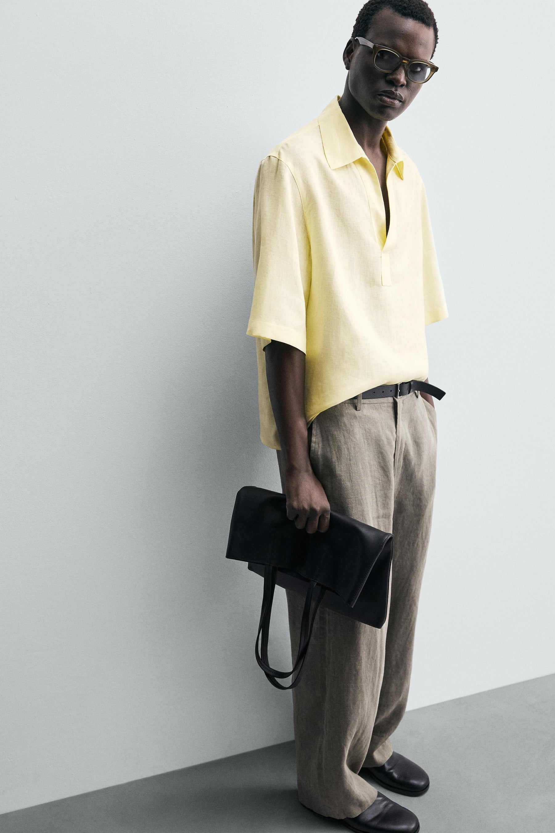 100% LINEN POLO SHIRT - Image 6