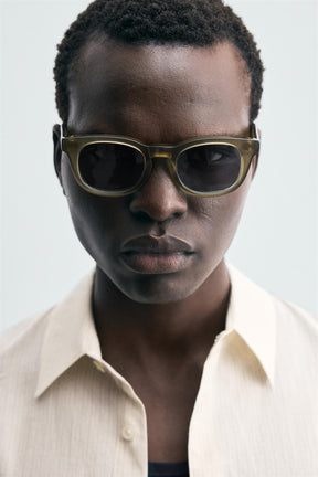 STRIPED COTTON-VISCOSE SHIRT - Image 5