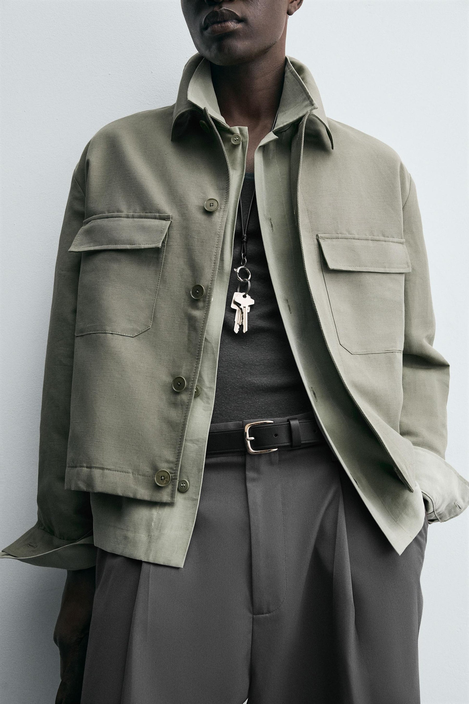 Boxy Pocket Overshirt