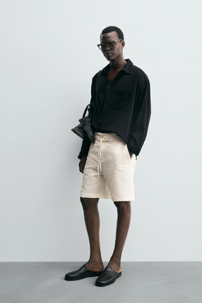 BERMUDA SHORTS WITH CORD - Image 4