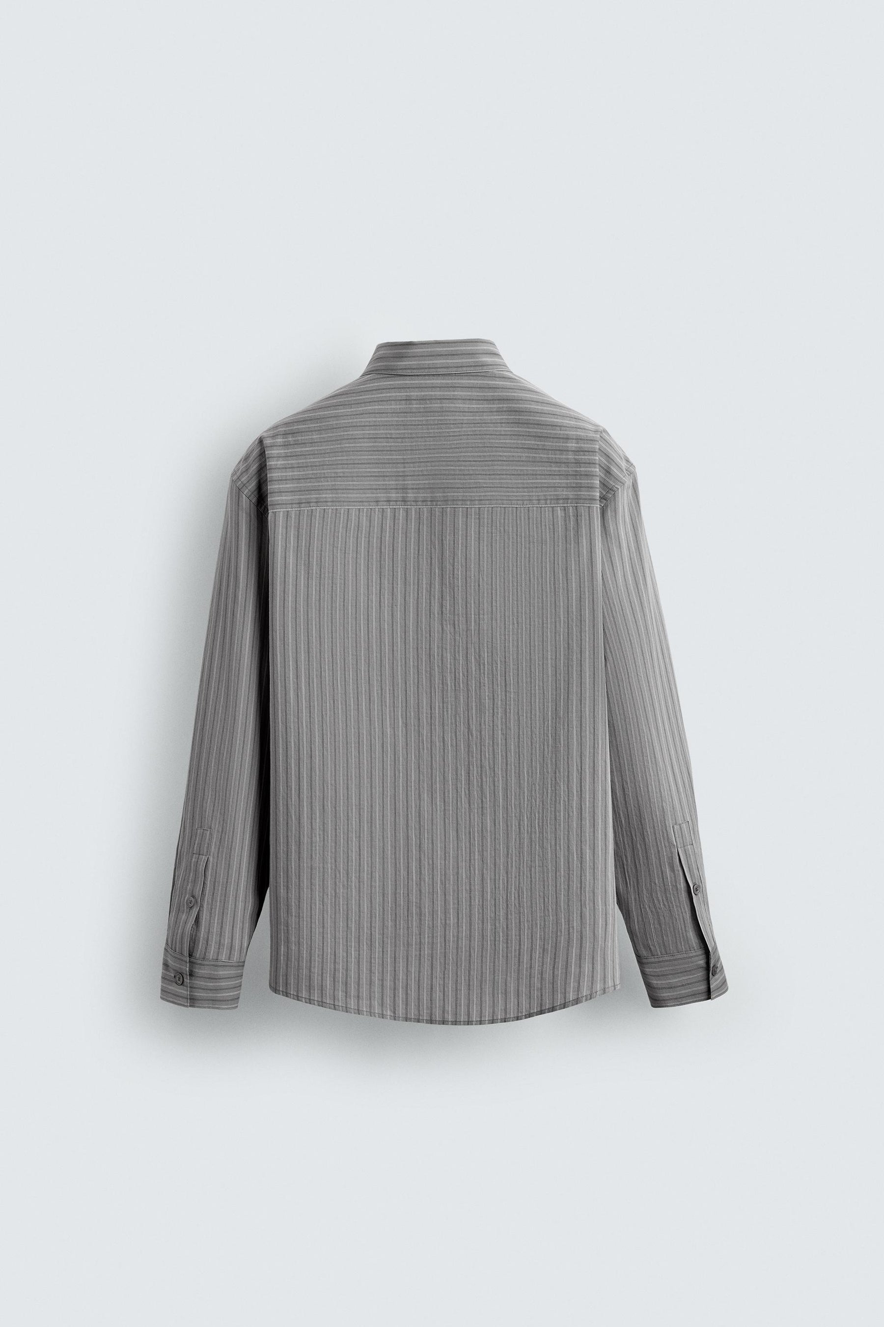 STRIPED TEXTURED SHIRT - Image 8
