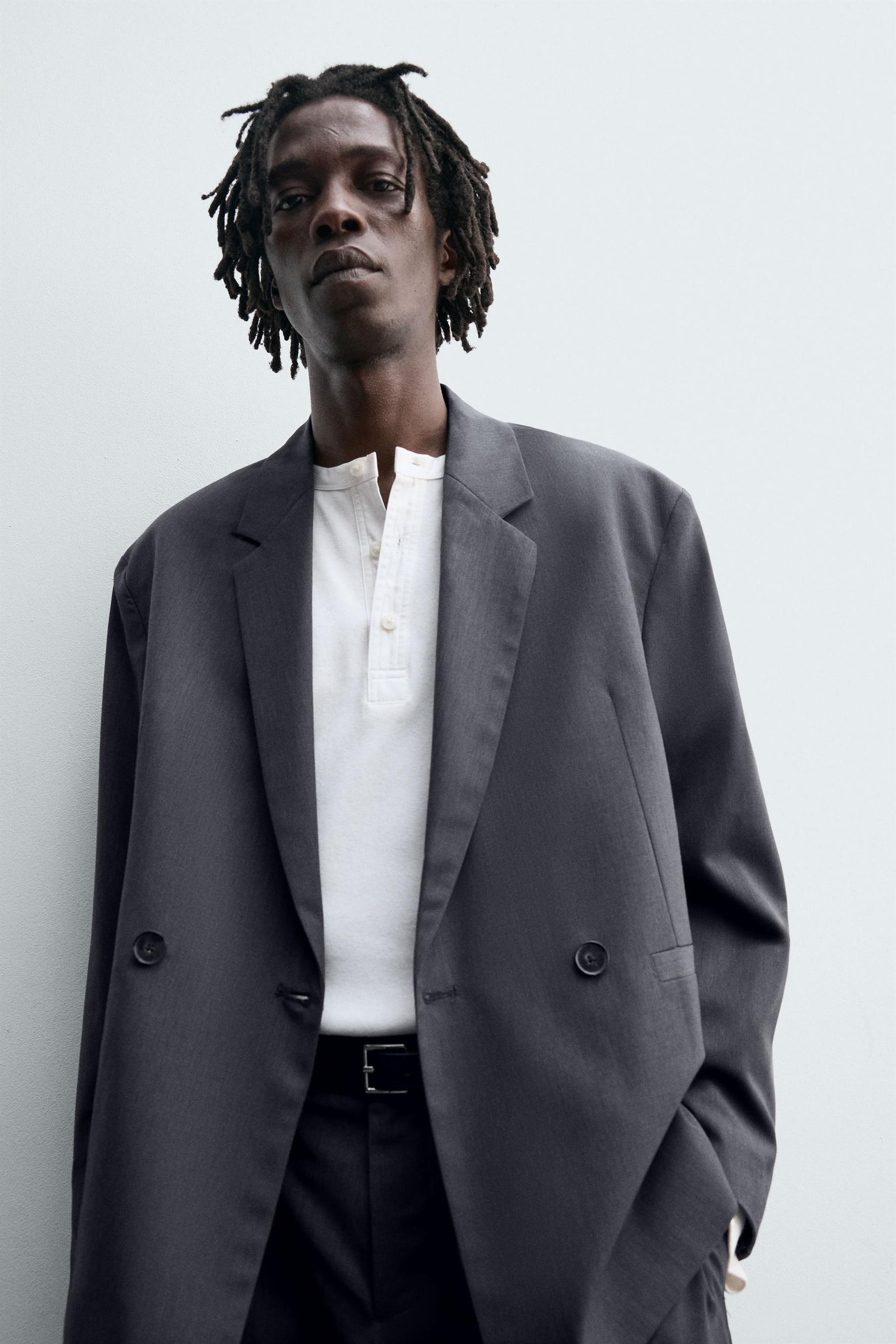 DOUBLE-BREASTED SUIT BLAZER - Image 5