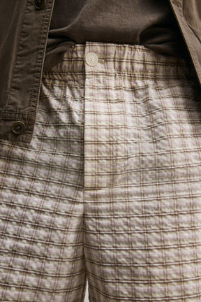 TEXTURED CHECK BERMUDA SHORTS - Image 6