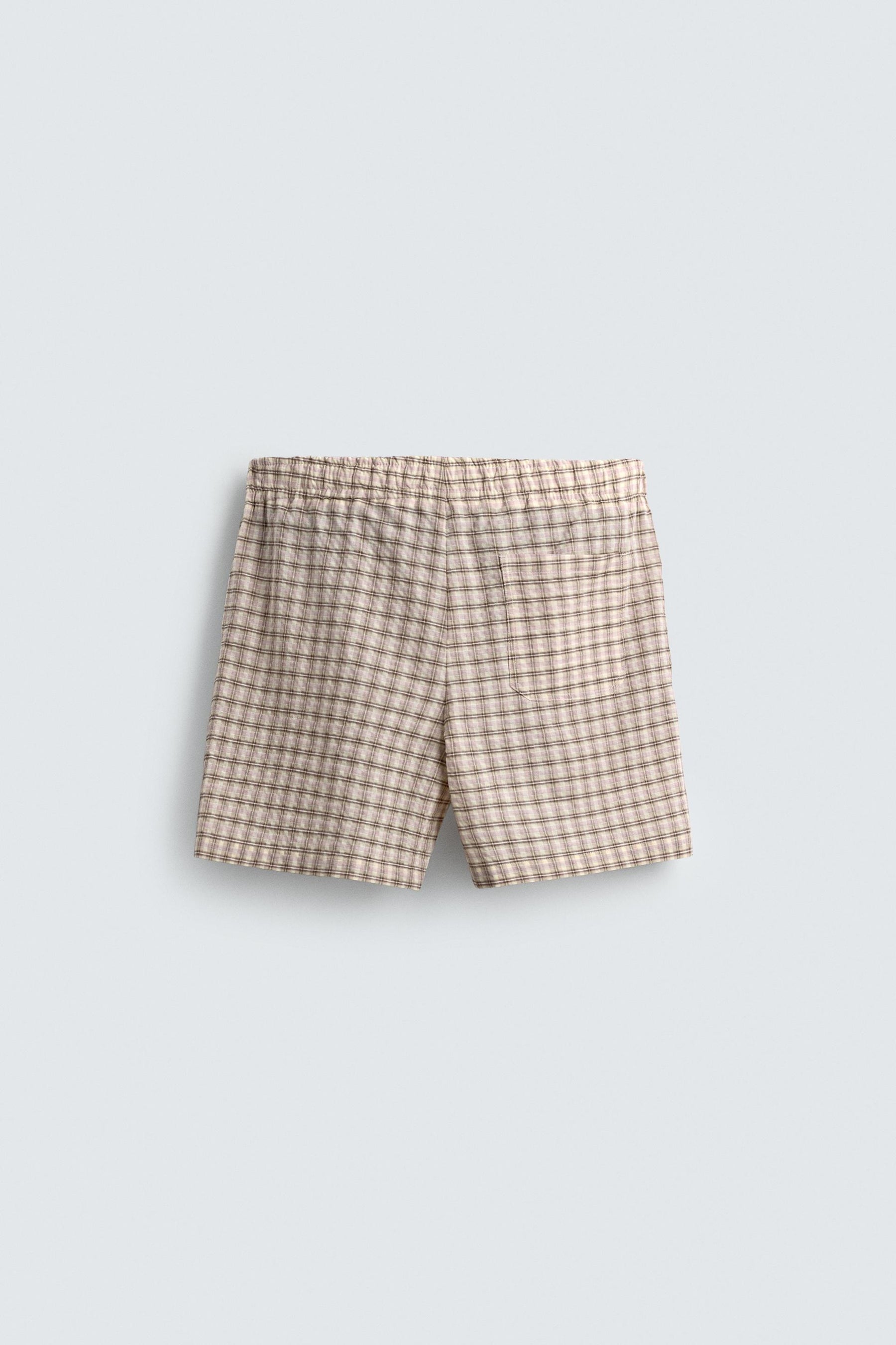 TEXTURED CHECK BERMUDA SHORTS - Image 8
